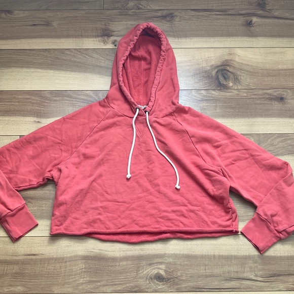 Frame Denim Cropped Track Hoodie - Picture 4 of 10